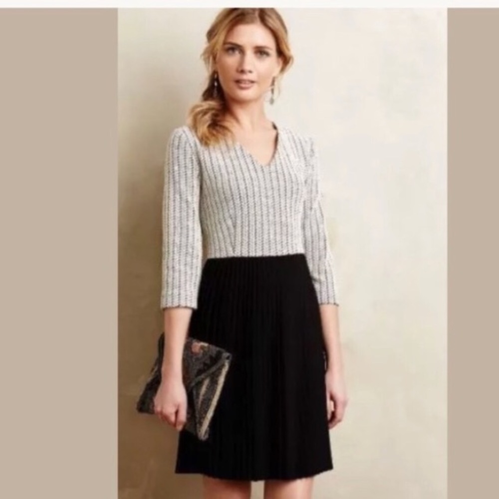 EUC Ganni Anthropologie Crossknit Dress